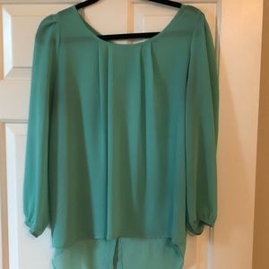 Papermoon sheer blouse size large